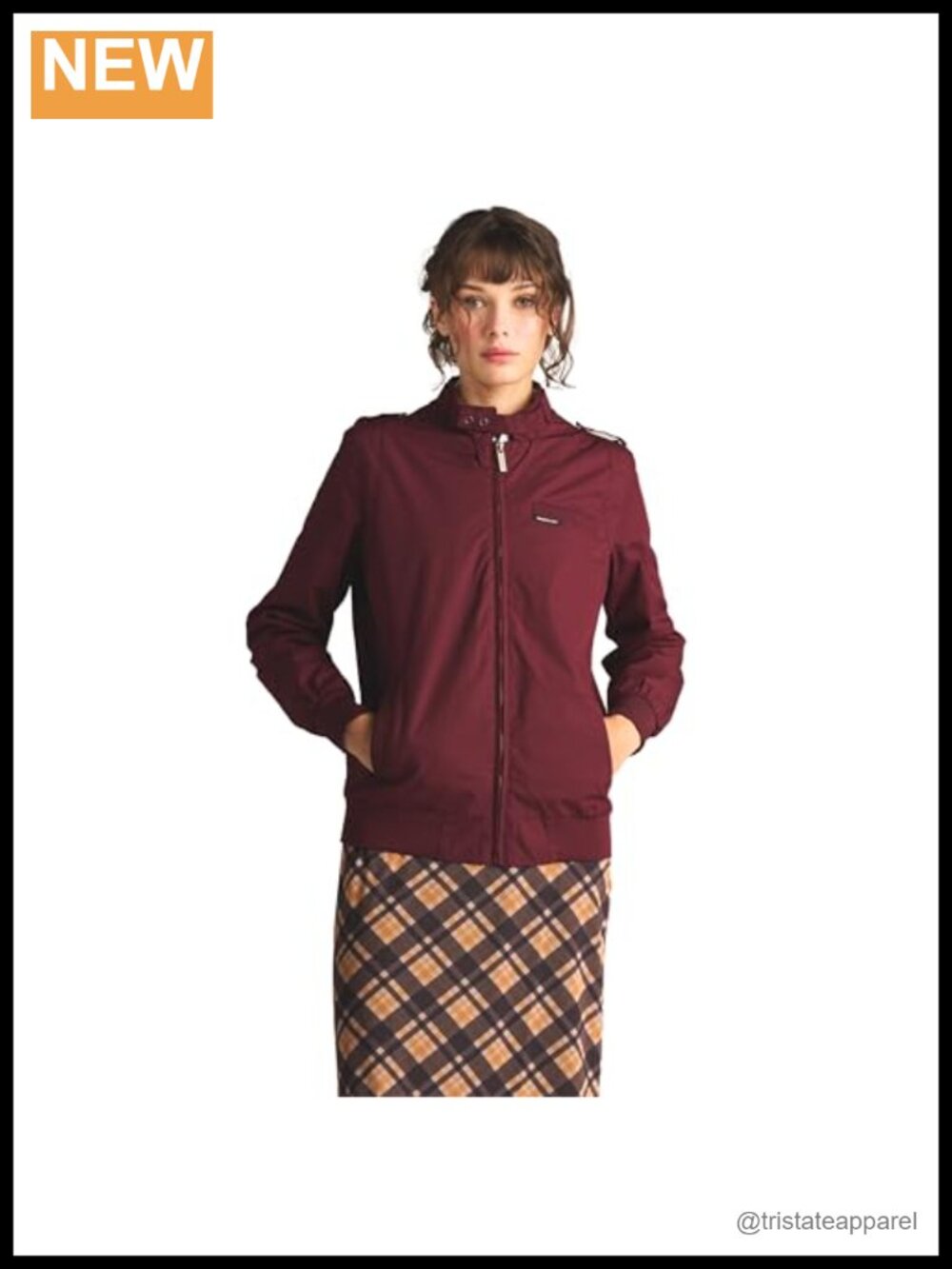 Members Only Women's Classic Iconic Racer Jacket | Spring Jacket | Slim Fit |